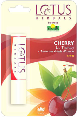 Lotus Herbals Lip Therapy Cherry(Pack of: 1, 4 g)