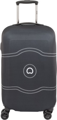 

Delsey Suitcase Cover Travel Necessities Luggage Cover(Small Medium, Black)