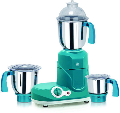 

Viaan 550W Fighter Mixer Grinder with 3 Stainless Steel Jars 550 W Mixer Grinder(Green, Blue, 3 Jars), Blue;green