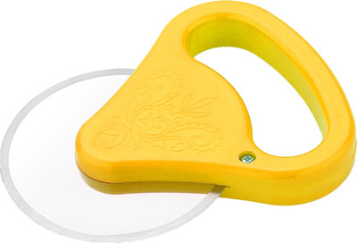

VR Speed Wheel Pizza Cutter(Stainless Steel), Yellow
