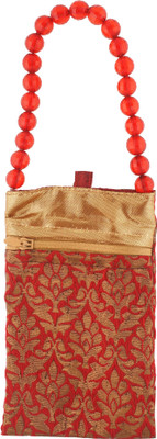 

Vama Fashions Mobile Pouch for Women/girls to carry phone,cards&other Stuff. Potli(Red)