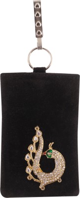 

Vama Fashions Mobile Pouch for Women/girls to carry phone,cards&other Stuff. Potli(Black)