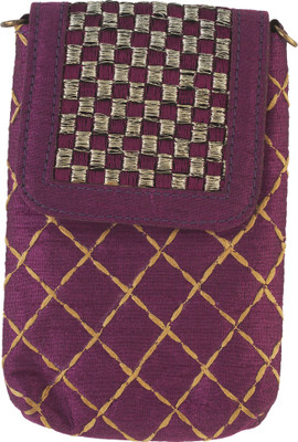 

Vama Fashions Mobile Pouch for Women/girls to carry phone,cards&other Stuff. Potli(Purple)