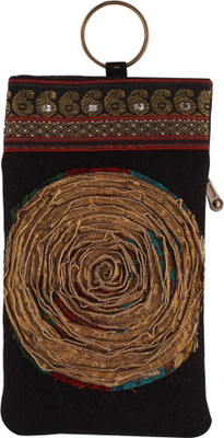 

Vama Fashions Mobile Pouch for Women/girls to carry phone,cards&other Stuff. Potli(Brown)
