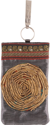 

Vama Fashions Mobile Pouch for Women/girls to carry phone,cards&other Stuff. Potli(Brown)