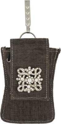 

Vama Fashions Mobile Pouch for Women/girls to carry phone,cards&other Stuff. Potli(Black)