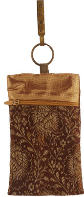 

Vama Fashions Mobile Pouch for Women/girls to carry phone,cards&other Stuff. Potli(Brown)