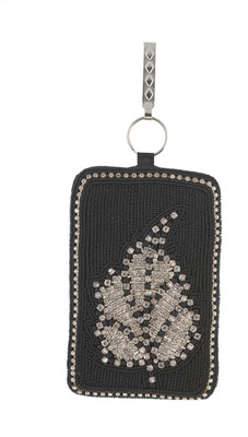 

Vama Fashions Mobile Pouch for Women/girls to carry phone,cards&other Stuff. Potli(Black)