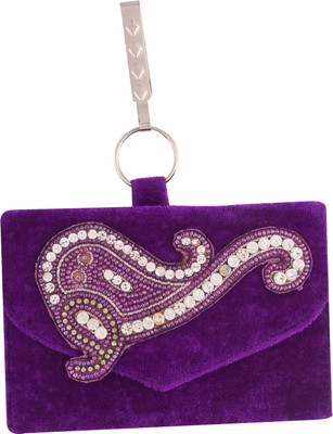 

Vama Fashions Mobile Pouch for Women/girls to carry phone,cards&other Stuff. Potli(Purple)