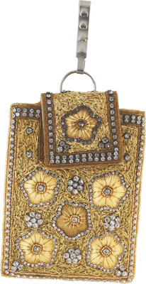 

Vama Fashions Mobile Pouch for Women/girls to carry phone,cards&other Stuff. Potli(Brown)