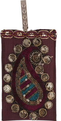 

Vama Fashions Mobile Pouch for Women/girls to carry phone,cards&other Stuff. Potli(Purple)