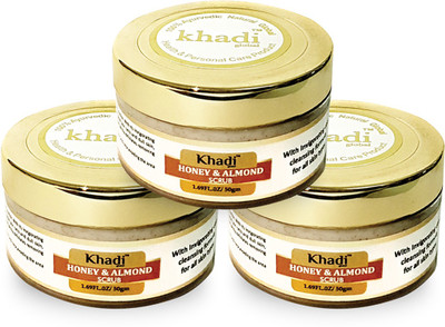 

Khadi Global Honey & Almond Scrub Pack of 3 Scrub(150 ml)