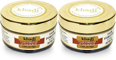 

Khadi Global Fair Forever D Tan Scrub Pack of 2 Scrub(100 ml)