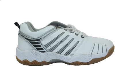 

RXN BD-11 Badminton Shoes For Men(White, White/grey