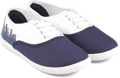

Asian AMY-61 Casuals For Women(White, Blue