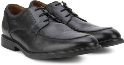 

Clarks BeckfieldApron Black Leather Lace Up For Men(Black