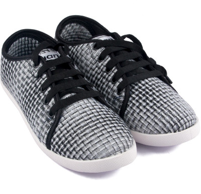 

Asian AMY-11 Sneakers For Women(Black, Black, White
