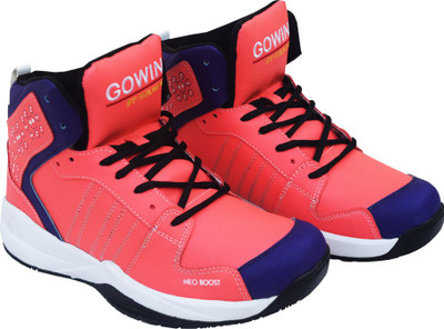 

Gowin By Triumph Neo Boost_Pink/Violet Basketball Shoes For Men(Pink, Purple, White