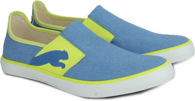 

Puma Lazy Slip On II DP Casual Shoes For Women(Blue, French blue-safety yellow