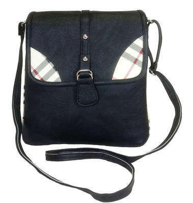 

Chalissa Girls Casual Black PU Sling Bag