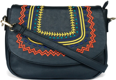 

Cappuccino Women Casual Multicolor Leatherette Sling Bag