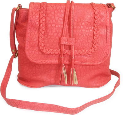 

Chalissa Girls Casual Red PU Sling Bag