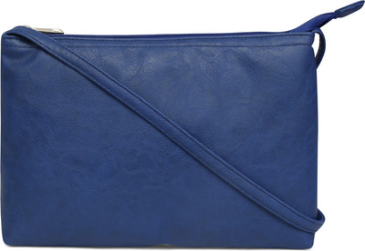 

Cappuccino Women Casual Blue Leatherette Sling Bag