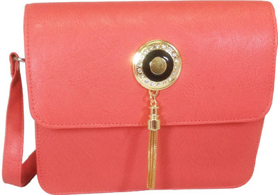 

Chalissa Girls Casual Red PU Sling Bag