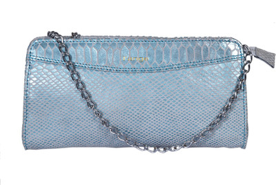 

L'ANGE Women Evening/Party Blue Genuine Leather Sling Bag
