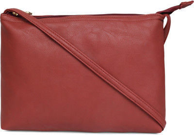 

Cappuccino Women Casual Red Leatherette Sling Bag