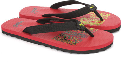 

Puma Miami Fashion II DP Flip Flops, High risk red-limepunch-puma black