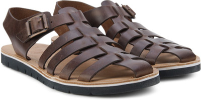 

Clarks Pennard Sea Brown Leather Flip Flops