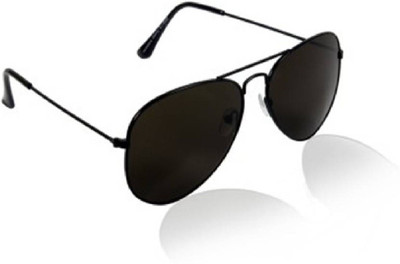 Stopnbuy Aviator Sunglasses(Black