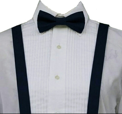 

BnB Y- Back Suspenders for Men, Boys, Women, Girls(Black)