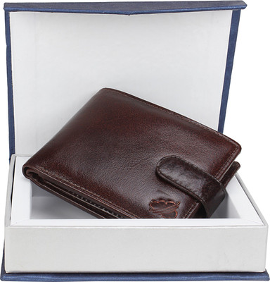 

Drizzle Men Brown Genuine Leather Wallet(10 Card Slots)
