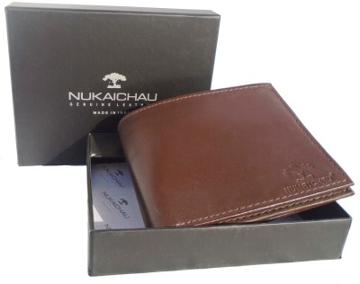 

NUKAICHAU Men Brown Genuine Leather Wallet(7 Card Slots), Brn 107 7