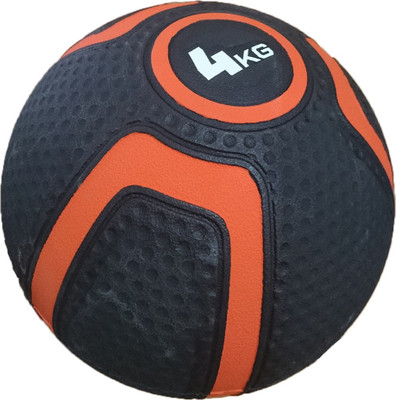 

Everlast 4KG Rubber Medicine Ball(Weight: 4 Kg, Black, Orange)