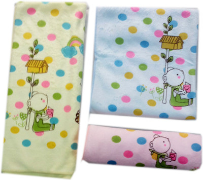 

Squnibee Fleece 2400 GSM Bath Towel Set(Pack of 3, Multicolor)