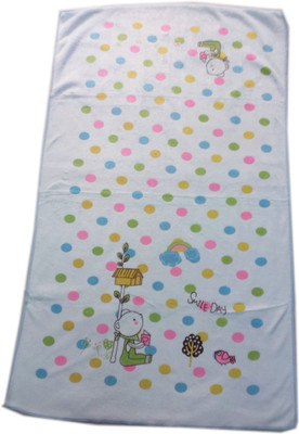 

Squnibee Fleece 2400 GSM Bath Towel Set(Blue)