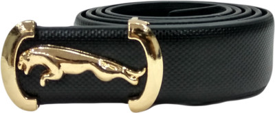 

damler Men Party Black Synthetic, Artificial Leather Belt, Charcoal black