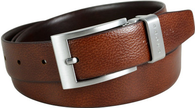 

Cross Men Brown, Tan Genuine Leather Reversible Belt