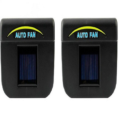 

vu4 set of 2 Solar Powered Auto Ventilation Car Interior Fan(0 V)