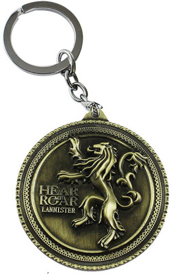 

FurMito Game of Thrones House Lannister Key Chain(Gold)