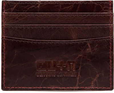 

U+N Regualr Cardholder 6 Card Holder(Set of 1, Brown)