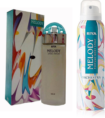 

Riya Melody Perfume 100ml & Orchestra Body Spray(150ml) Combo Set(Set of 2)