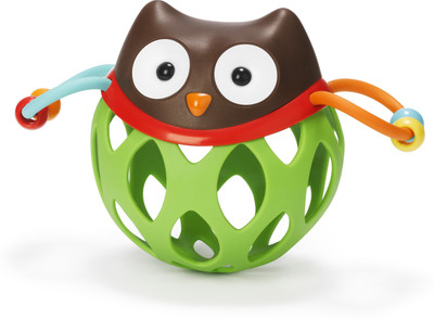 

Skip Hop Explore and More Roll Around Rattle Toy, Owl(Multicolor)