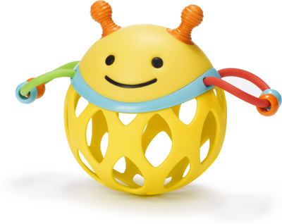 

Skip Hop Explore and More Roll Around Rattle Toy, Bee(Multicolor)