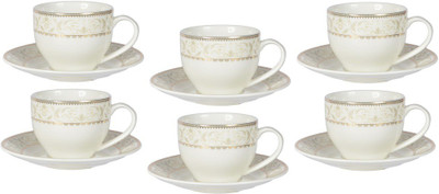 

La Platina CupSaucerLp-D Porcelain(White, Pack of 12)