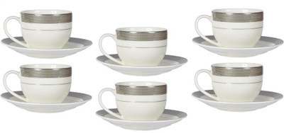 

La Platina CupSaucerLp-D Porcelain(White, Pack of 12)