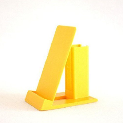 

3idea 2 Compartments Plastic Phone and Powerbank Stand(Orange)